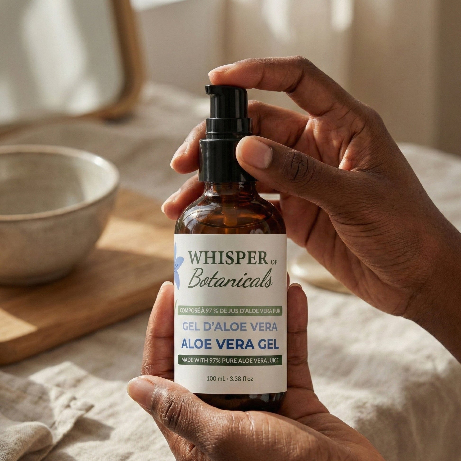 Whisper of Botanicals - Aloe Vera Gel - 100 mL (3.38 fl oz)