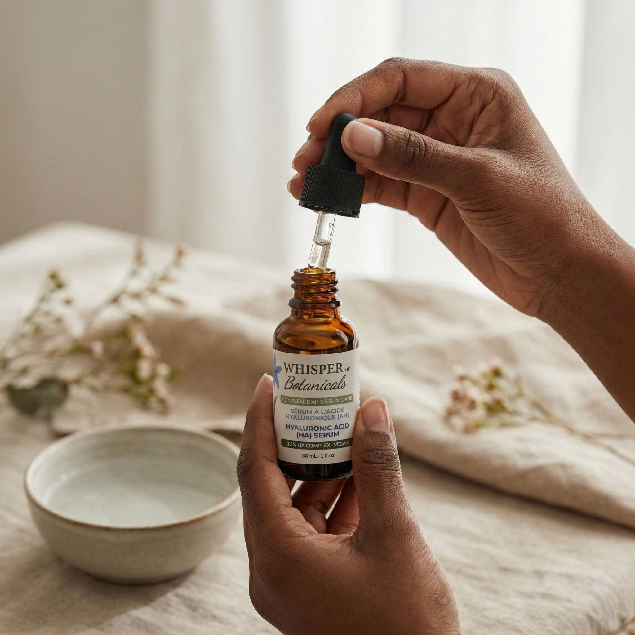 Whisper of Botanicals - Hyaluronic Acid (HA) Serum - 30 mL (1.0 fl oz)