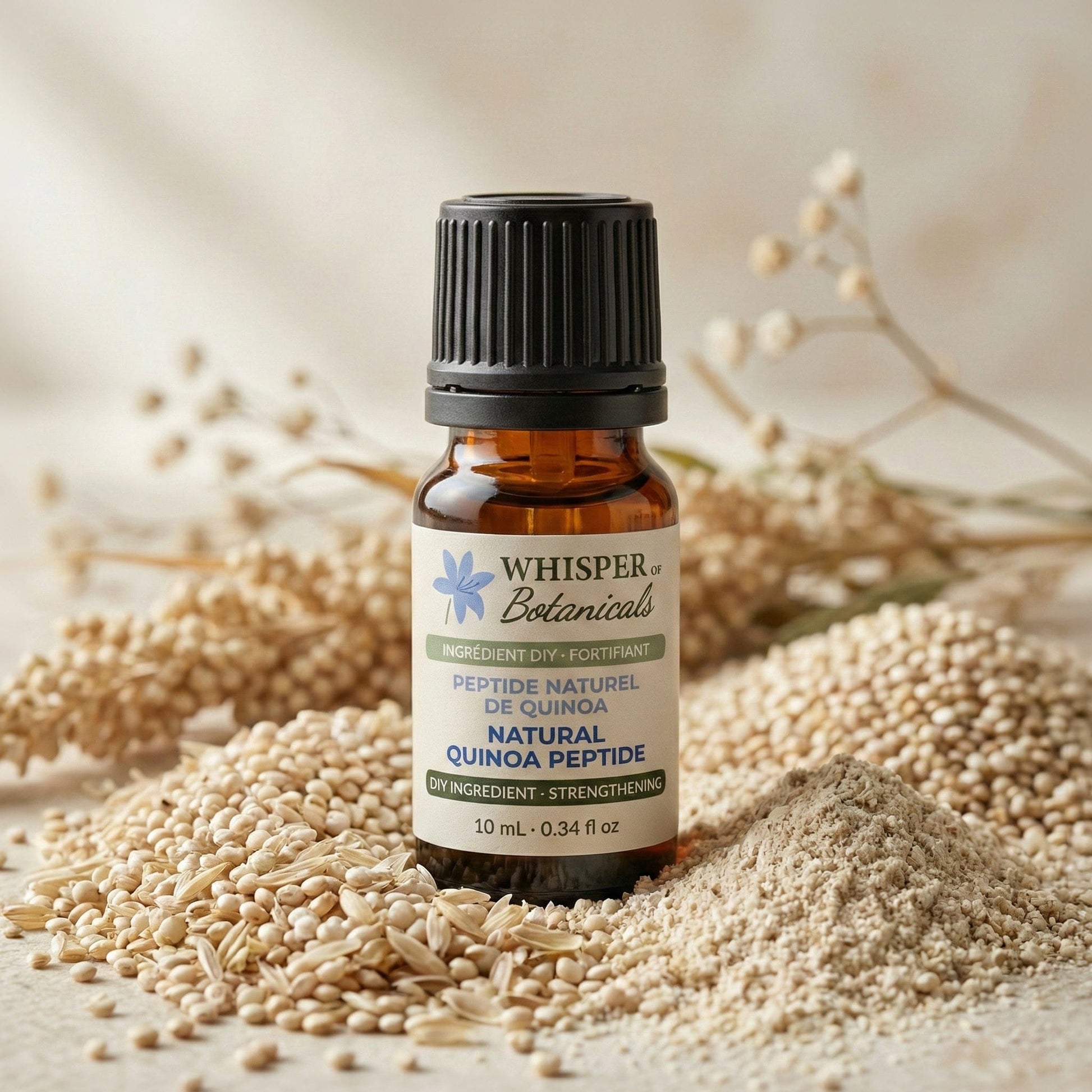 Whisper of Botanicals - Natural Quinoa Peptide - 10 mL (0.34 fl oz)
