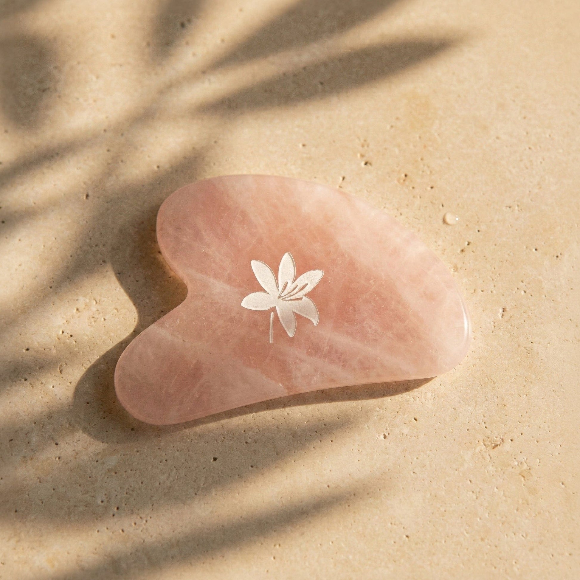 Whisper of Botanicals - Rose Quartz Gua Sha