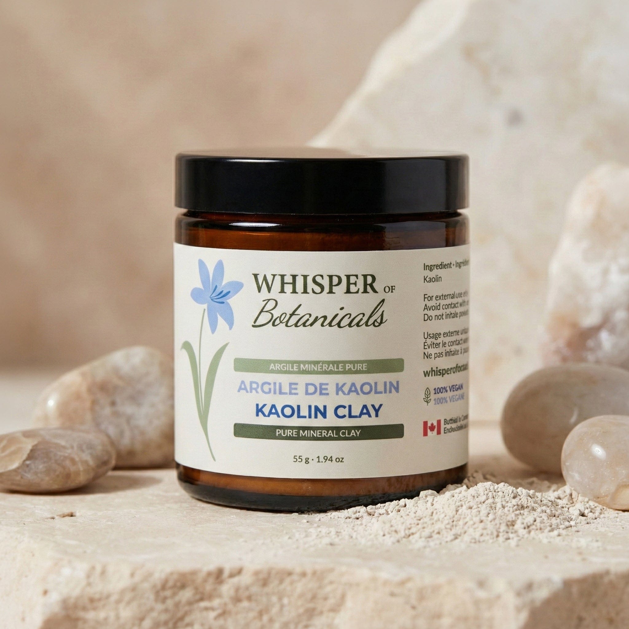 Whisper of Botanicals - Kaolin Clay - 55 g (1.94 oz)